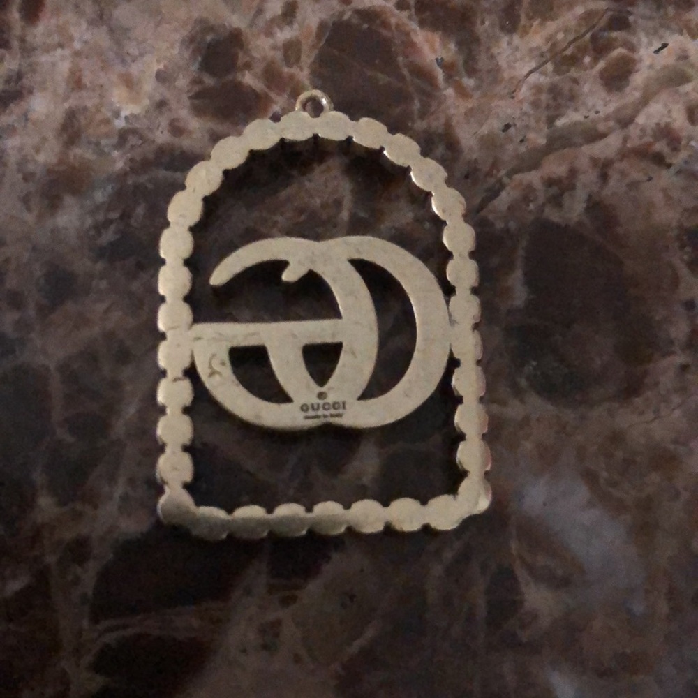 Gucci Bronzy Multicolor Gemstone Pendant - Picture 3 of 3